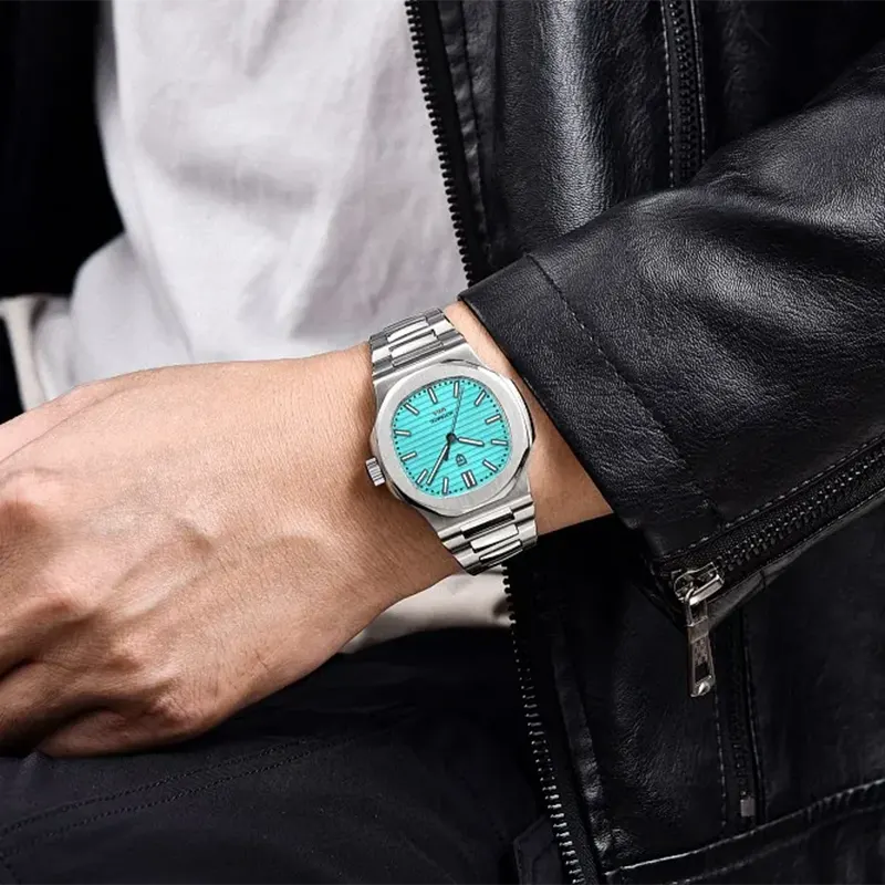 Pagani Design Nautilus Tiffany Dial Automatic Men's Watch- PD-1728
